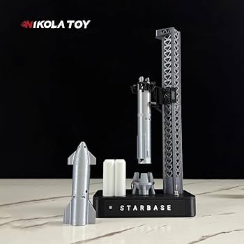 Amazon.co.jp: NIKOLATOY SpaceX Starship Model 1:200スケール – LED