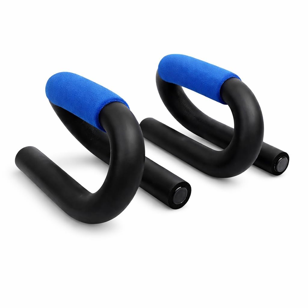 Push Up Bar Stand S Shape Design Foam Grip Handles Heavy Duty Metal Tube for Home Gym Chest Workout Arm Shoulder Core Strength Training Equipment for Men & Women-picture-30