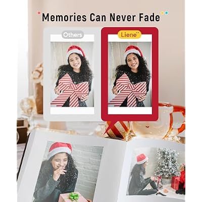 Liene M100 4x6'' Photo Printer Bundle (220 pcs +6 Ink Cartridges), Wi-Fi Picture Printer for iPhone, Android, Smartphone, Computer, Dye-Sublimation, Portable for Home Use