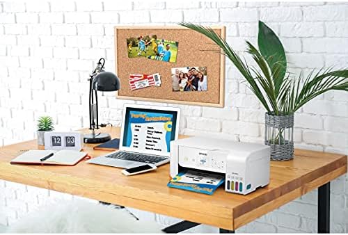 Vista 2 de Epson EcoTank ET-2720 - Impresora multifuncional inalámbrica a color con escáner y copiadora.