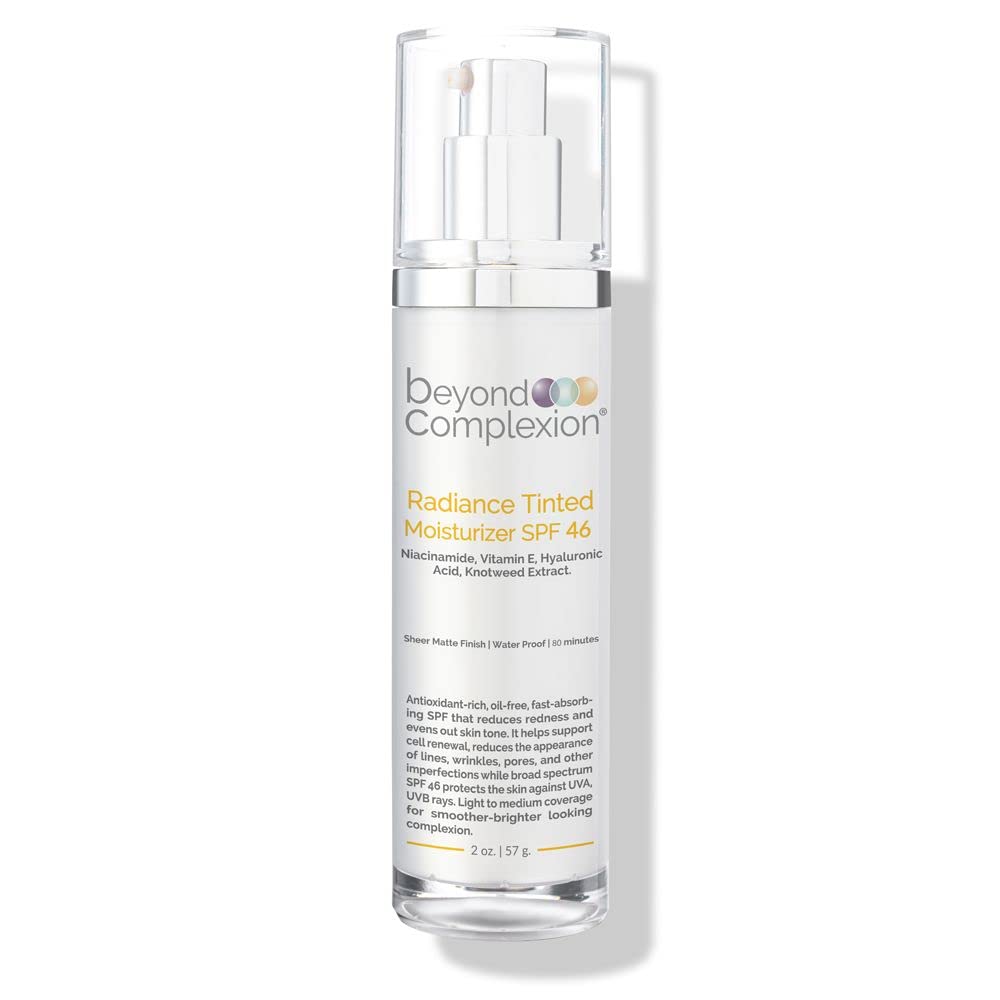 Beyond Complexion Radiance Tinted Moisturizer SPF 46 - Oil-Free Tinted Moisturizer that Adapts to Your Skin Color to