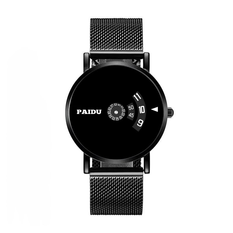 Talgo Alluring Analogue Paidu Black Dial Black Rubber Strap Graceful Stylish Wrist Watch for Boys and Men, Pack of 1- PAIDU-Full-BLK-SFR_04 (B0CCYGR1LT) Amazon Price History, Amazon Price Tracker