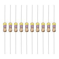 Vista 1 de YOKIVE 50 resistencias de película de carbono, 14 W 470 ohmios, 5% de tolerancias, bueno para proyectos electrónicos de bricolaje