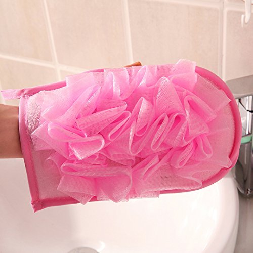 Buy Glove Bath Puff Bath Pouf Sponge Bath Sponge Exfoliating Body Puffs