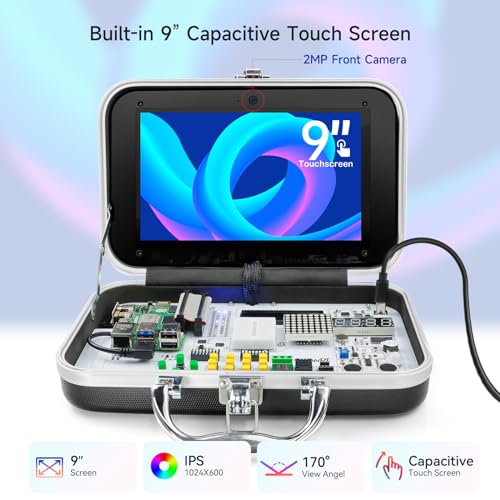 ELECROW CrowPi Case Kit for Raspberry Pi 5, 9-Inch Display - Image 5