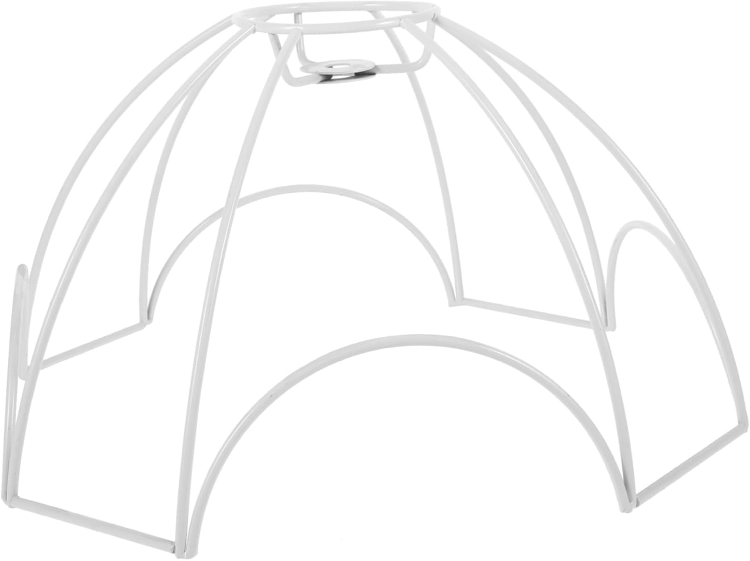 Vintage Iron Lampshade Frame for DIY Table and Ceiling Lights Retro Style Handmade Crystal Lamp Holder Unique Home Decor for DIY Enthusiasts