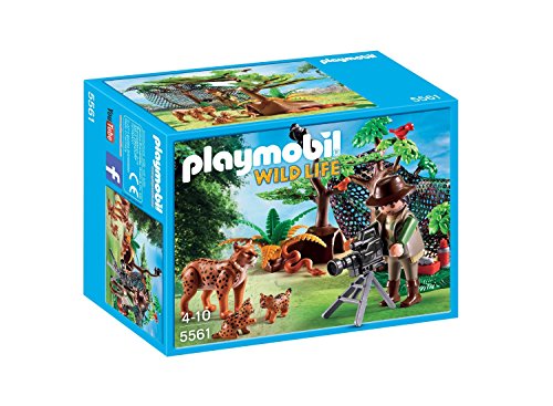 PLAYMOBIL - Familia de linces con cámara (55610)