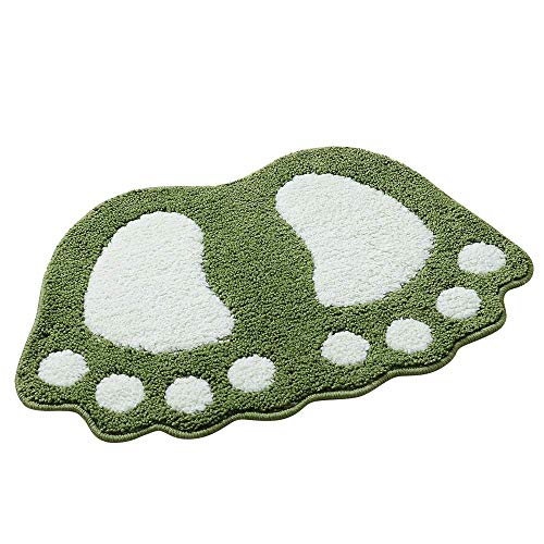 ele ELEOPTION Non-Slip Bath Mat, Super Water Absorbent Shower Mat, Soft Comfortable Bathroom Mat