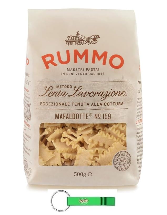 Pâtes italiennes Rummo évitant les pâtes collantes grâce au blé dur Mafaldotte N°159