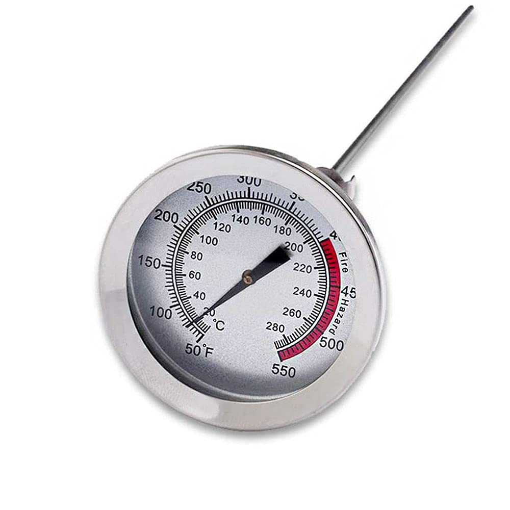 Sonda lunga Olio per friggere in acciaio inossidabile Friggitrice Patatine fritte Termometro per barbecue Temperatura dell'olio Termometro per barbecue
