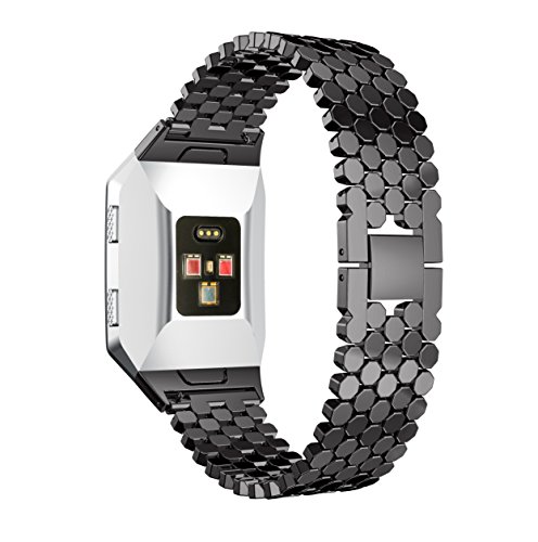 Correa deportiva de acero inoxidable para Fitbit Ionic miniatura 2