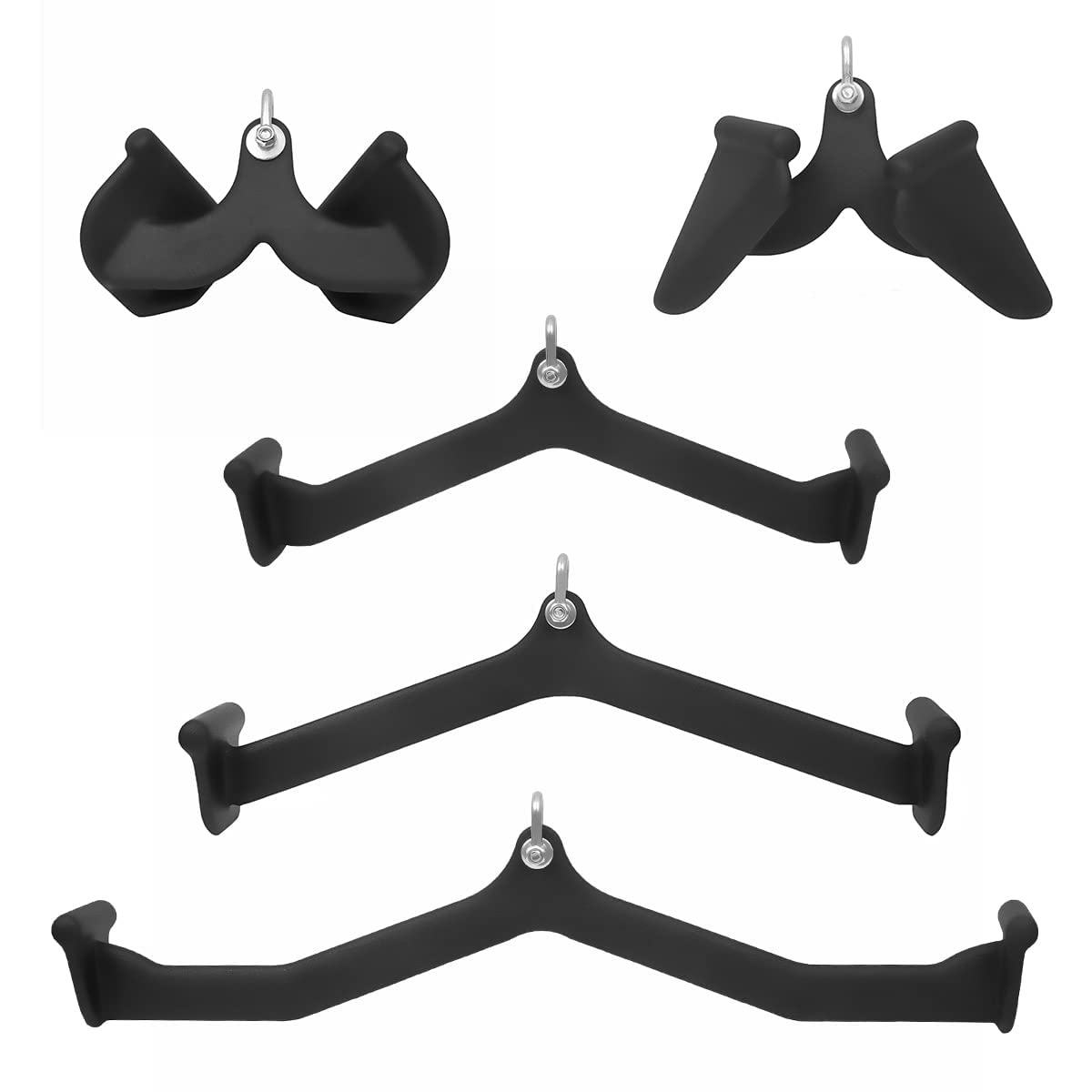 Amazon Brand - Symactive Cable Machine Attachments. Black Matte Handles with Universal Attachment for Cable Machines. (Set of 5) (B0CBCRNNWF) Amazon Price History, Amazon Price Tracker