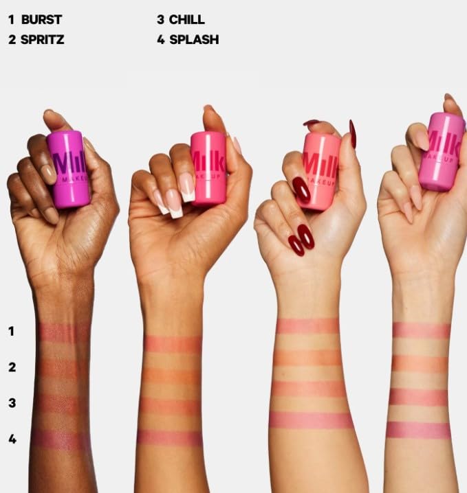 MILK MAKEUP Original | Cooling Water Jelly Tint Blush pour les lèvres et les joues | Texture gel hydratante | 5 grammes | by Bella (Corail)