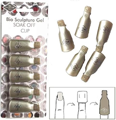 Bio Sculpture Gel Soak Off Clips (pk 5)