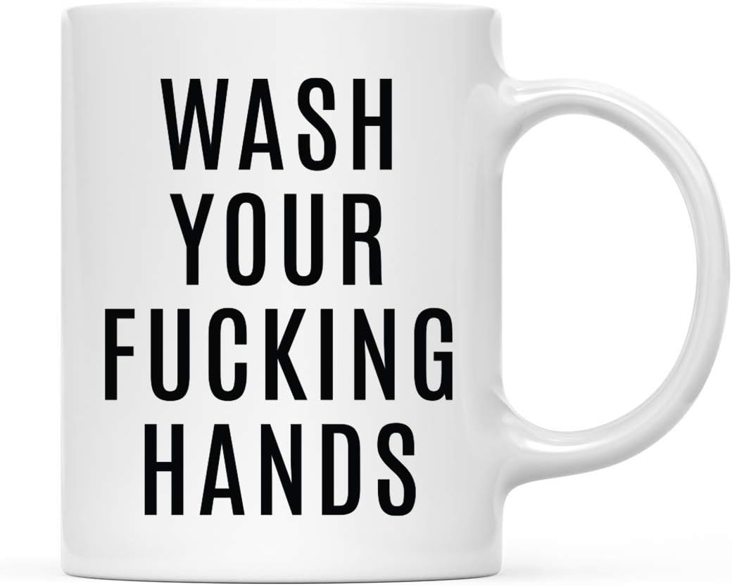 Andaz Press Funny Self Isolation Social Distancing 11oz. Ceramic Coffee Tea Mug Gift, Toby Spread, 1Pack, Office Birthday Christmas Stay at Home Gift Ideas