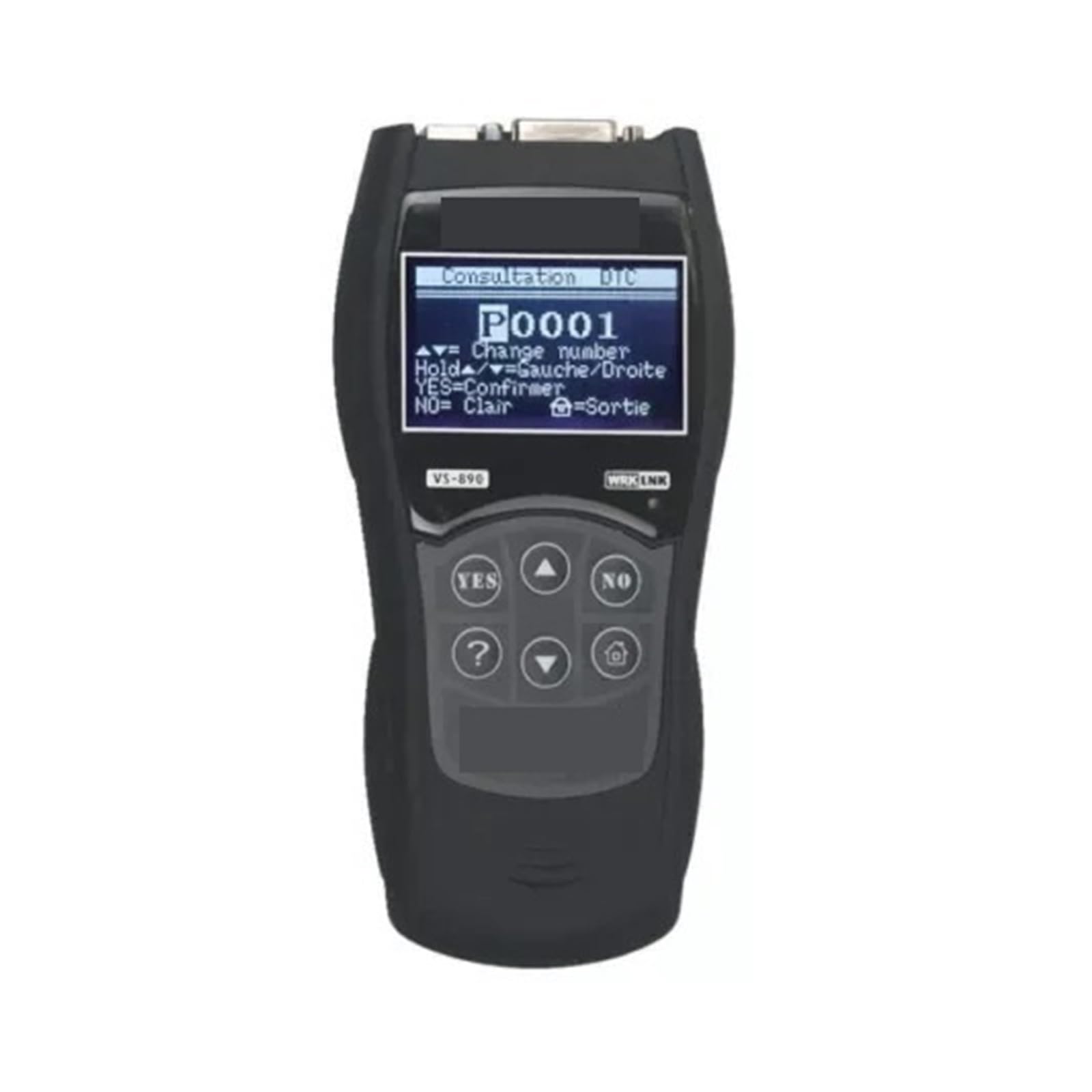 VS890 OBD2 Czytnik kodów błędów Uniwersalny skaner OBDII Wielojęzyczne narzędzie diagnostyczne silnika samochodowego,Przyjazny dla użytkownika
