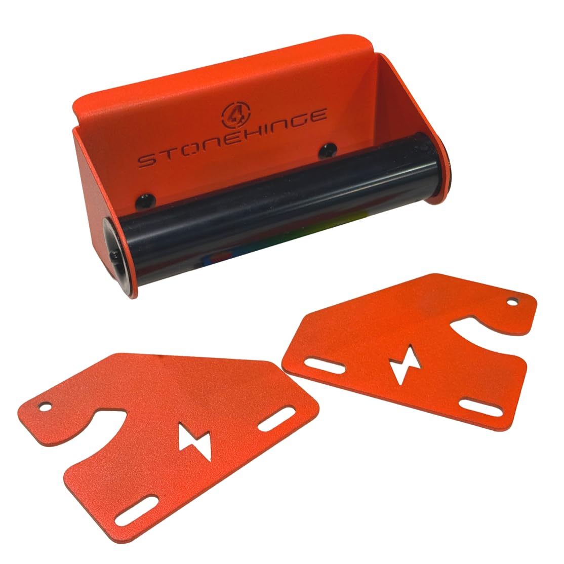 Photo 1 of Stone Hinge – Hinge & Handle Kit for Blackstone Griddles (28”, 36”, & 44") | Converts Hard Cover into Hinged Lid/Hood | No Drilling Required | Powder-Coated Steel