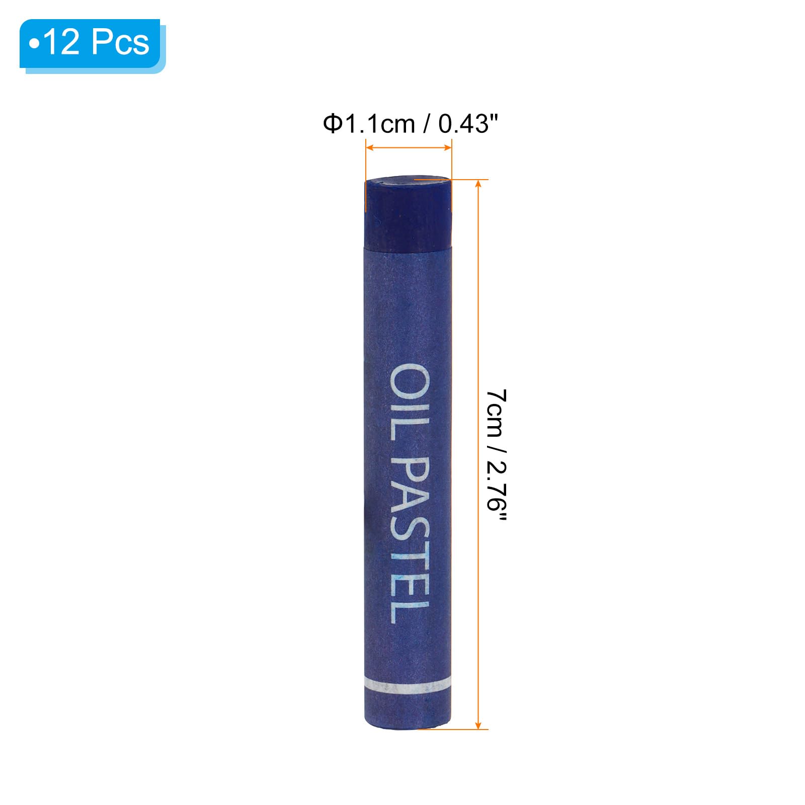 PATIKIL Blue Oil Pastels - Image 2