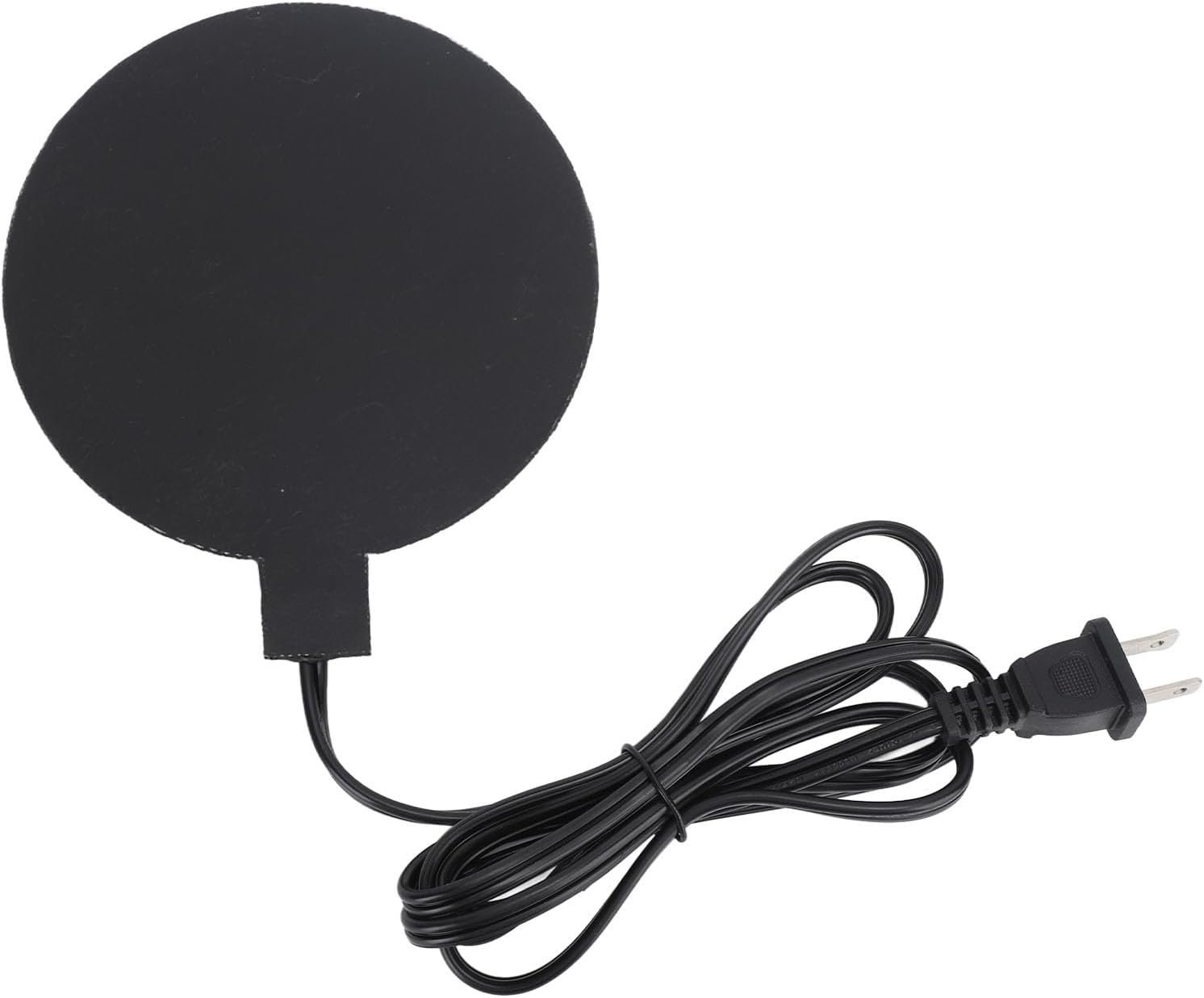 Poultry Water Heater, 35W Chicken Drinker Heated Pad, Silicone Poultry Water Warmer, 5.9in Electric Deicer Heated Base, 5.7ft Power Cord for Poultry, Shed Use, Winter Deicing