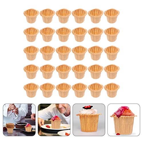 UPKOCH Invólucros De Cupcake Forros De Cupcake De Papel 30 Pcs Copos De Cozimento De Papel Mini Invó