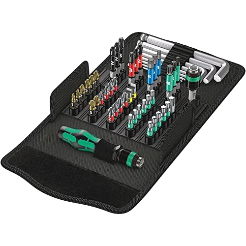 Wera 05057460001 Werkzeug-Set, Kraftform Kompakt 100, 52-teilig