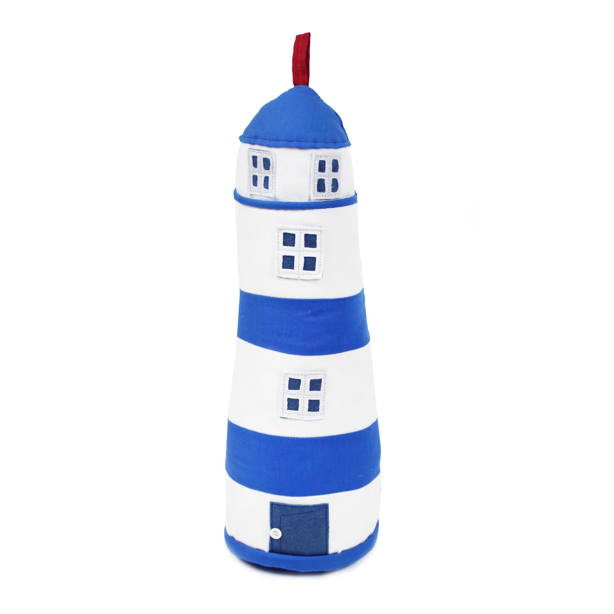 Peggy Wilkins Fabric Weighted Novelty Door Stop – Decorative Doorstop for Home Interiors and Office Cute Novelty Stopper - (Lighthouse)