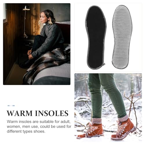 4 pares de plantillas térmicas para mujer talla 40 gris miniatura 3