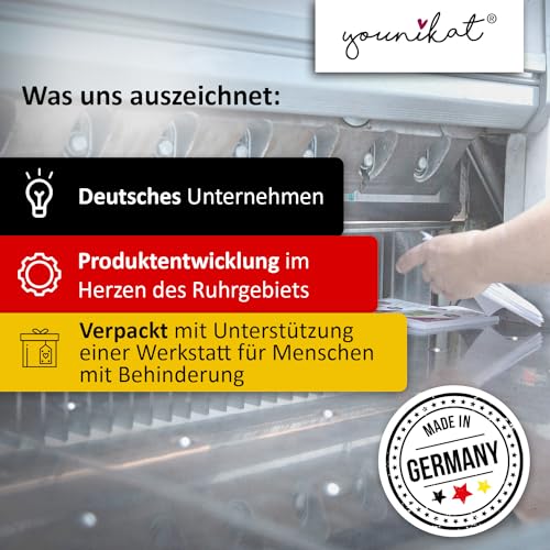 younikat 2000 Blatt blanko 80 g/m² Papier in weiß I Kopierpapier I Rezeptpapier I DIN A6 I dv1418