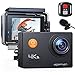 Produktbild APEMAN Action Cam A79, 4K WiFi 20MP Unterwasserkamera Digitale wasserdichte 40M Helmkamera (2.4G Fernbedienung und Webcam mit externem Mikrofon)