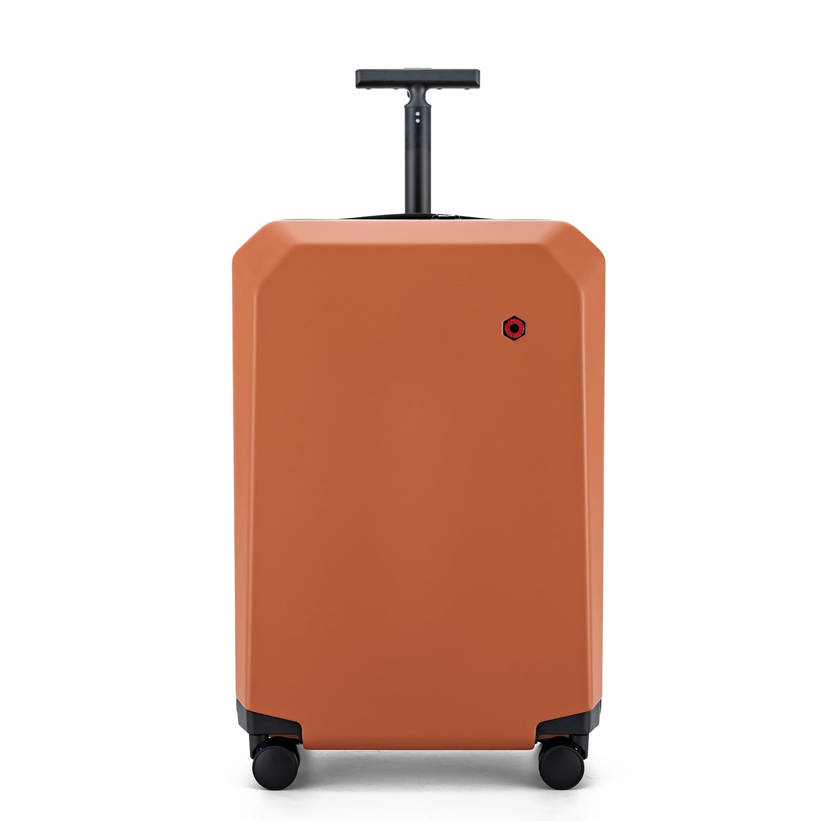 Ti Hard Shell Carry on Luggage Airline Approved, Carry on Suitcases with Wheels,PC Luminous Textured Travel Luggage, TSA Approved, 20 Inch Carry-On (Tangerine Orange, Carry-On 20-Inch)
