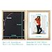 RPJC 11x14 inch Picture Frame Made of Solid Wood and High Definition Glass Display Pictures 8x10 with Mat or 11x14 Without Mat for Wall Mounting Photo Frame Natural