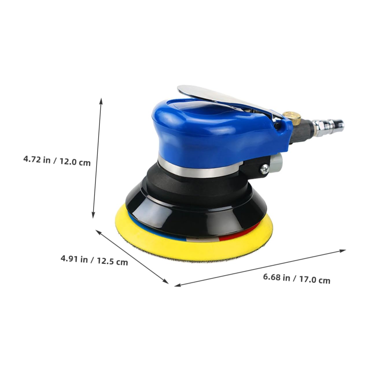 balacoo 2pcs 5 Mini Car Polisher for Auto Detailing 5 Da Polisher Machine Fast Waxing Tool Lightweight 10,000rpm Us Plug