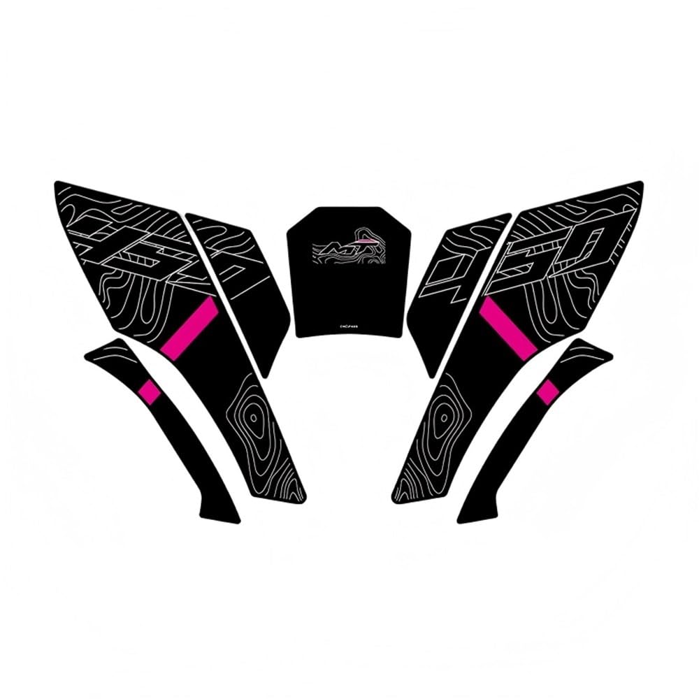 for CFMOTO 450MT 2024 Frosted Fuel Tank Sticker