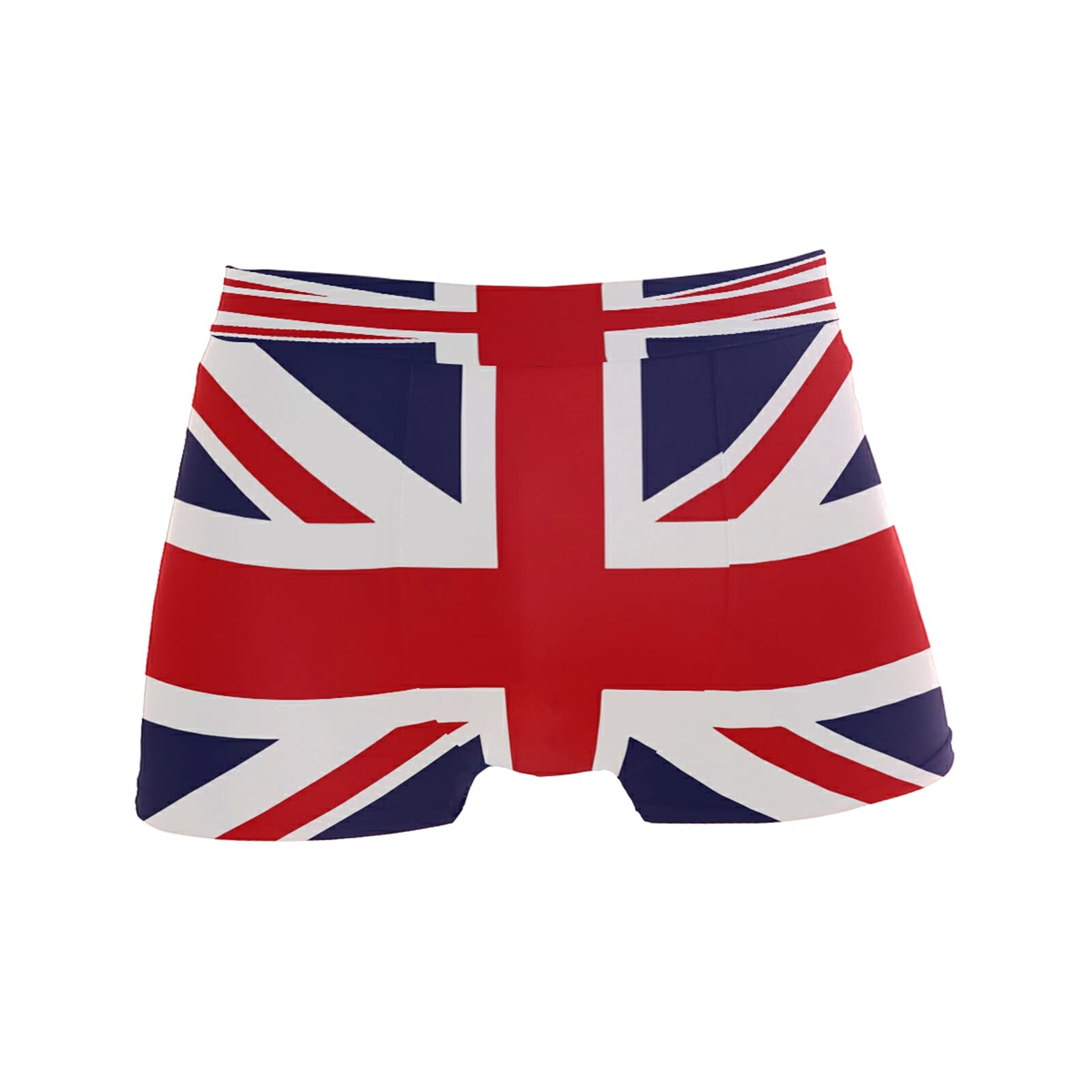LORONA British Flag Boxer Briefs Men Underwear Short Leg Polyester Spandex