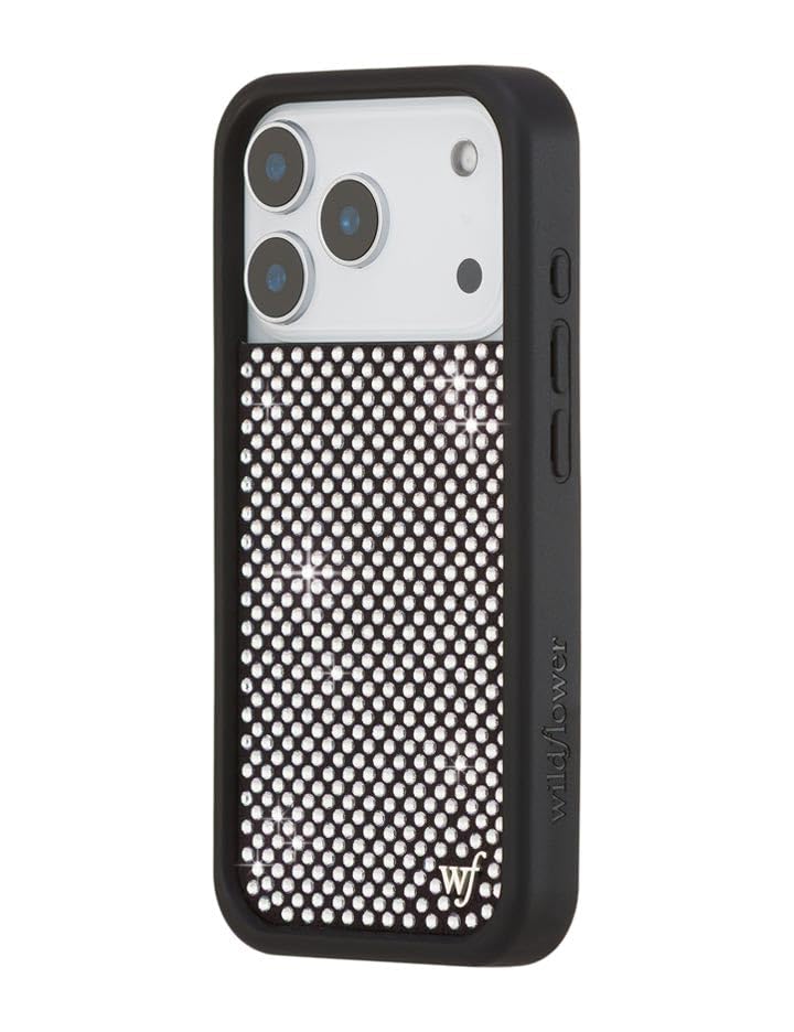 Image of Wildflower Cases - iPhone 17 Pro Compatible - Rhinestones | White