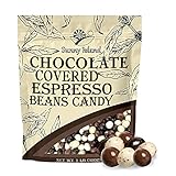 Chocolate Covered Espresso Coffee Beans Tri Color Blend Gourmet Candy, 2 Pound Bag