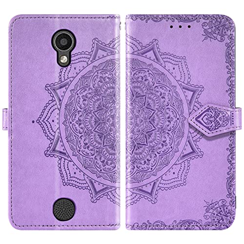 Compatible With Coolpad Legacy S/Sr Wallet Case And Tempered Glass Screen Protector Flip Cover Credit Card Holder Stand Cell Accessories Phone Cases For Cool Pad Cp3648 3648A Cp3320As2 Women Purple #TOP3
