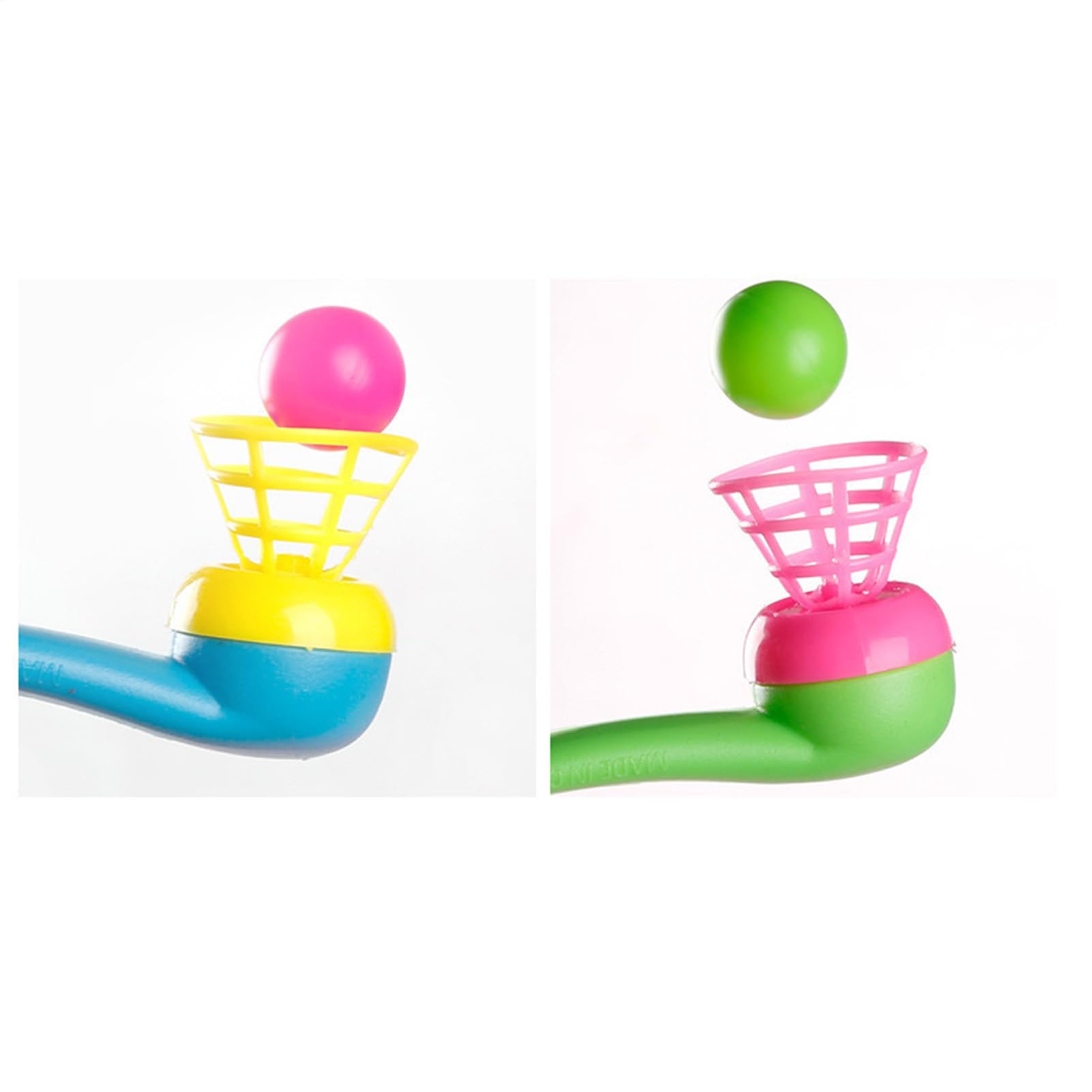 Genérico Jeu de soufflage de balles flottantes – Jouet éducatif avec Pipe de soufflage, Jeu d'équilibre de Boules flottantes | Engager Les compétences et Le contrôle des compétences