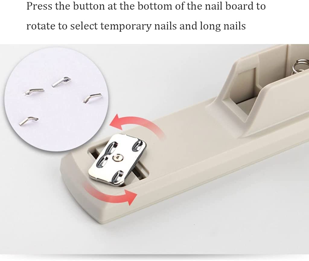 Manueller Hefter for den Heimgebrauch, Büro, großer, müheloser Desktop-Hefter mit einer Kapazität von 20 Blatt, einfach zu ladende ergonomische