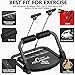 Fitness-abs Exercise Equipment ab Machine for Abs and Total Body Workout, Home Gym Fitness Equipment for All Ages (Black)