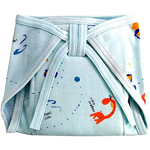 Image of BREEZEWAY Baby Cloth Diapers Triple Layer Cotton Cloth Nappies Extra Padded Extra Absorbent Adjustable Washable Reusable Langot Nappies Padded Diapers (Pack of 5) (L (12-18 Month Babies))