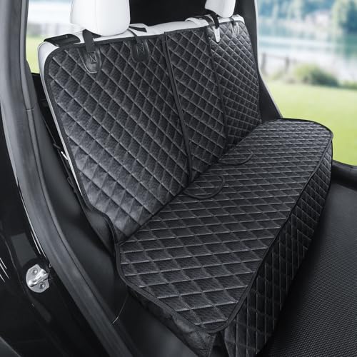 EVMODS 2024 Upgraded for Tesla Dog Car Seat Cover Protector Rear Seat Covers for Back Seat Wear-Resistant Kick Seatback Mats for Tesla Model Y/3 Accessories