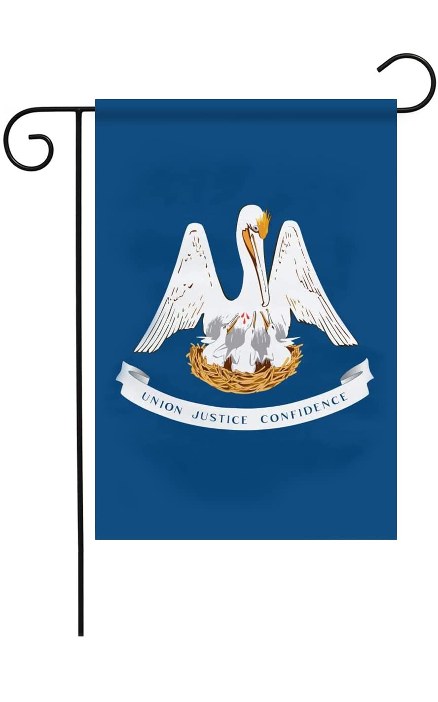 Louisiana Flag Small Louisiana State Garden Flags for Yard Patio Porch Outdoor Decorations