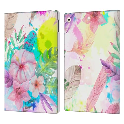 Housse en cuir Haroulita pour Apple iPad 10.2 aux finitions premium et design floral