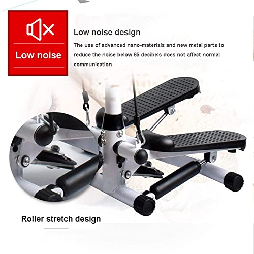 MFYHMY Mini-Stepper Swing Stepper Hidráulico Stepper Mini Step Machine Entrenamiento Fitness Machine Tirar de la Cuerda Ejercicio Deportivo Gimnasio en casa Equipo de Ejercicio con Mango - Imagen 6