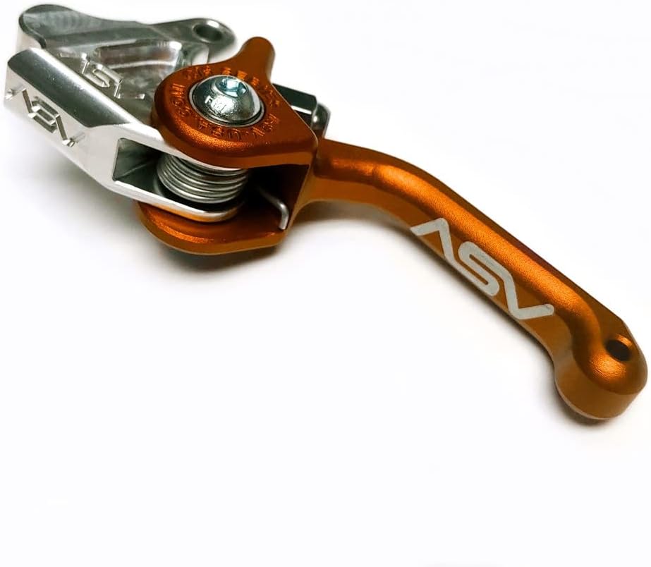 ASV Unbreakable F3 Series Foldable Rear Brake Lever fits Stacyc 12eDrive / 16eDrive - Orange
