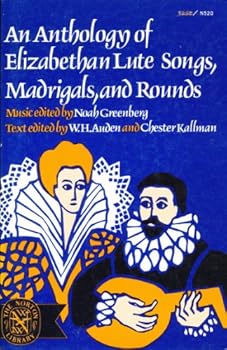 Paperback Anthology of Elizabethan Lute Songs, Madrigals and Rounds Book
