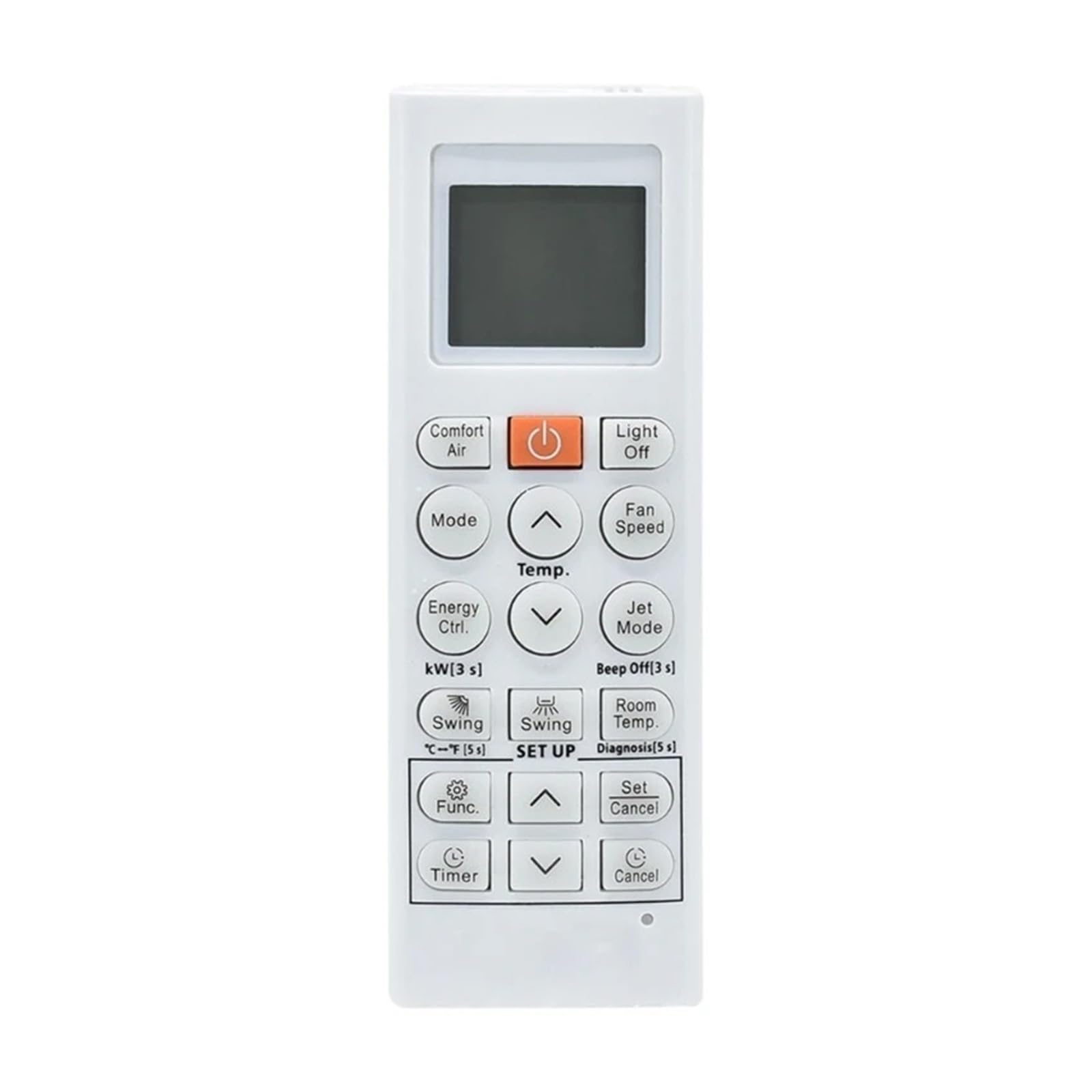 Télécommande de remplacement de climatisation compatible pour systèmes LG AKB74075602 et AKB749