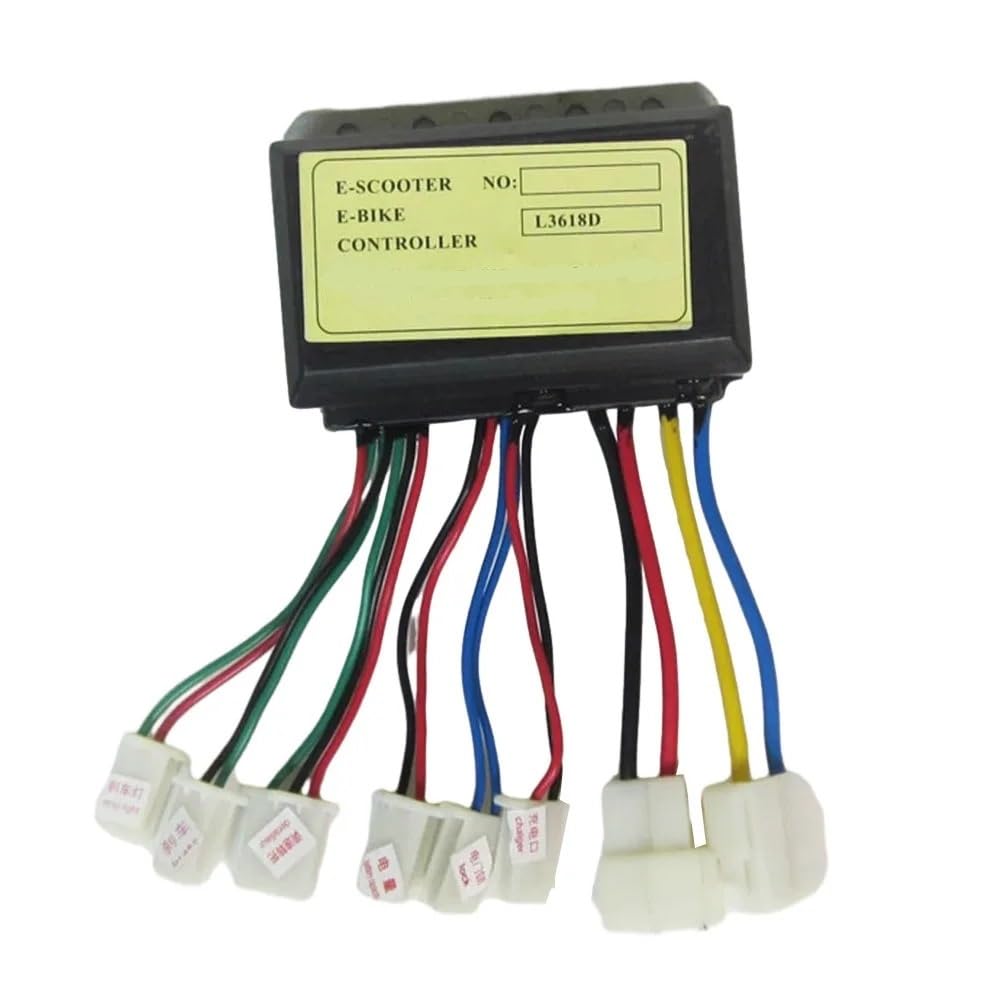 XIBANY Motorized Scooter 12V 24V 36V 100W-350W Ebike Controller Module Brushed Electric Vehicle Controller Replacement Electric Scooter Accessories Motorized Scooter (Color : 24v 250W-350W)