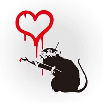 額装済み！希少です！バンクシー ディズマランド banksy ステンシル　ラット 71mYO69AEqL._AC_UF350,